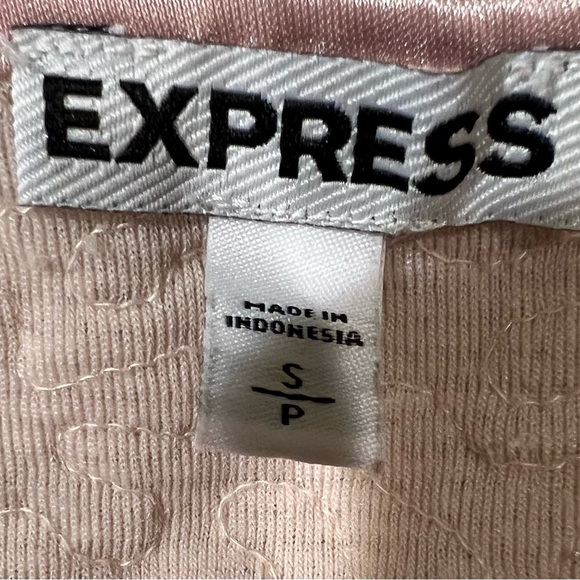 Express Pink Glitter Sequin Tank Top With Adjustable Straps Size Small - Picture 7 of 8